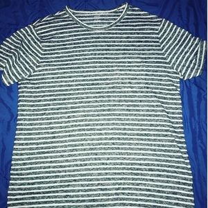 Black and White Striped Shirt